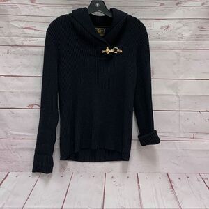 Vintage Lauren Ralph Lauren Black Label Women’s Large Rib Knit Pullover Sweater